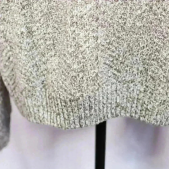 Marc Anthony Slim fit size XL cotton blend brown/white marled sweater - Picture 3 of 16